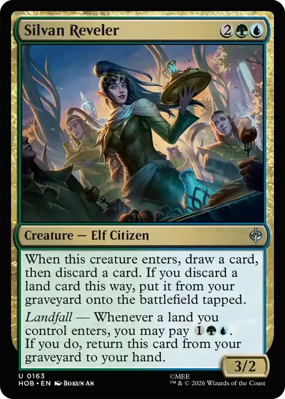 MTG Hobbit Set List - Silvan Reveler