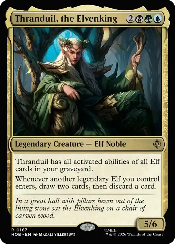 MTG Hobbit Set List - Thranduil, the Elvenking