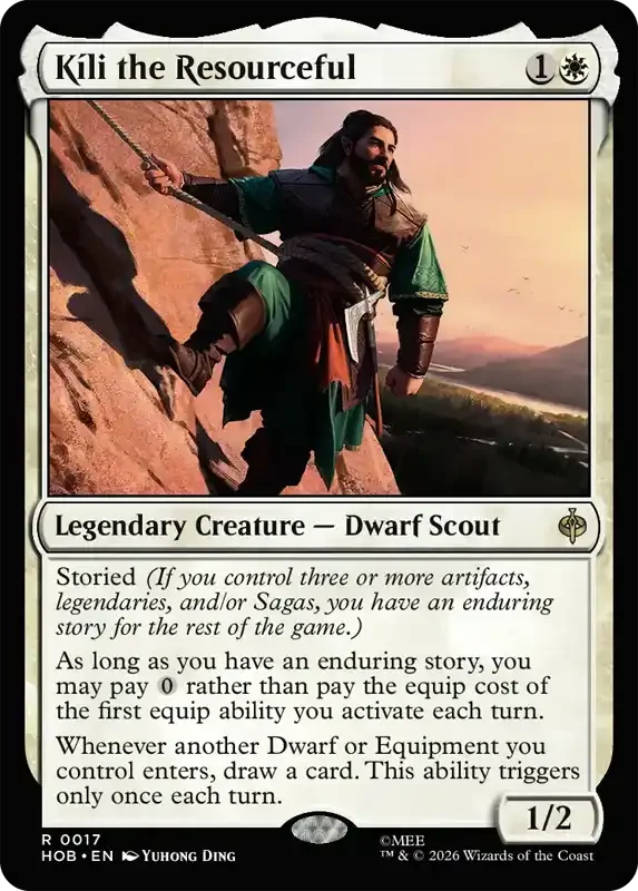 MTG Hobbit Set List - Kíli the Resourceful
