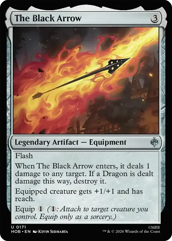 MTG Hobbit Set List - The Black Arrow