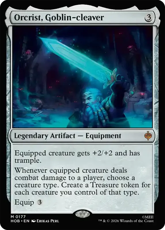 MTG Hobbit Set List - Orcrist, Goblin-cleaver