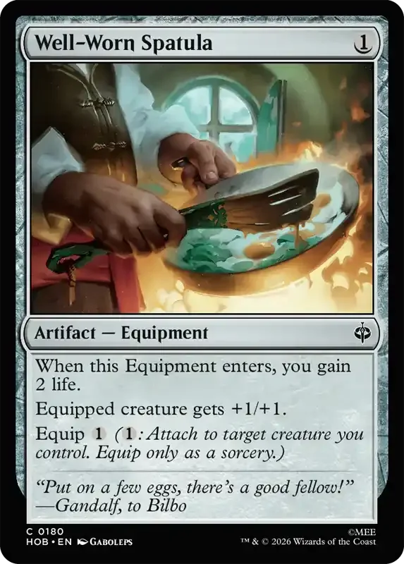 MTG Hobbit Set List - Well-Worn Spatula