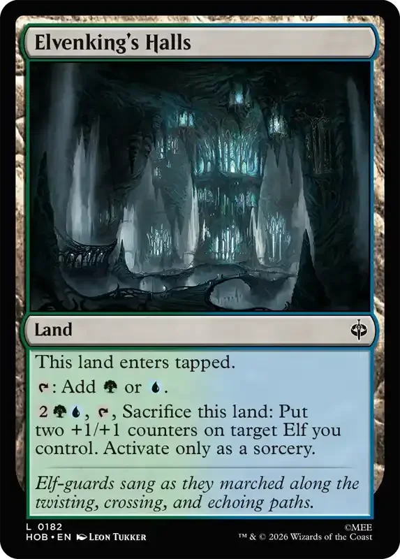 MTG Hobbit Set List - Elvenking's Halls