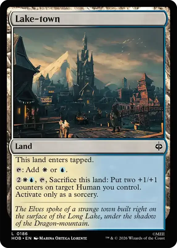 MTG Hobbit Set List - Lake-town