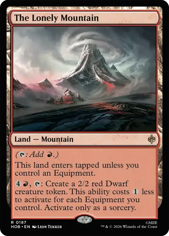 MTG Hobbit Set List - The Lonely Mountain