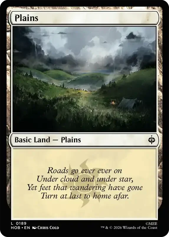 MTG Hobbit Set List - Plains