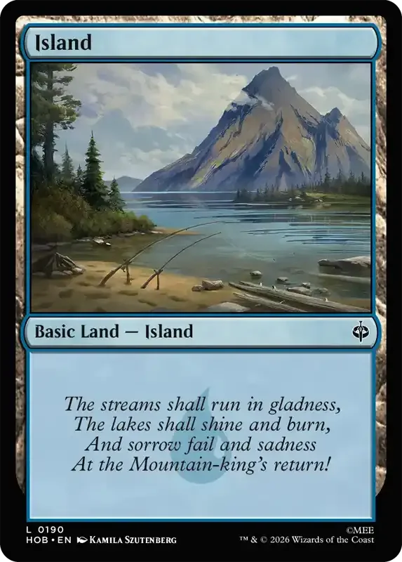 MTG Hobbit Set List - Island