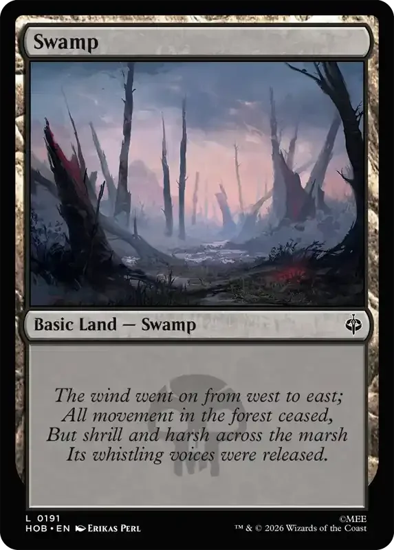 MTG Hobbit Set List - Swamp