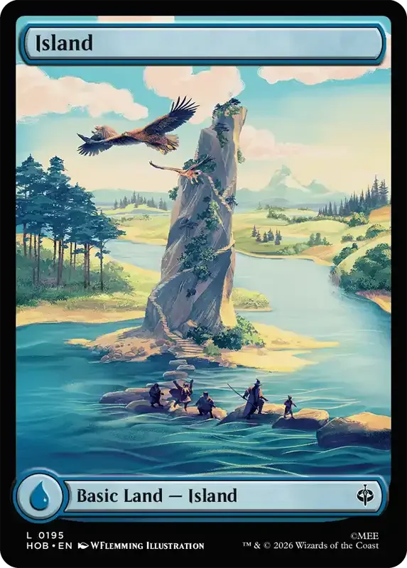 MTG Hobbit Set List - Island (V2)