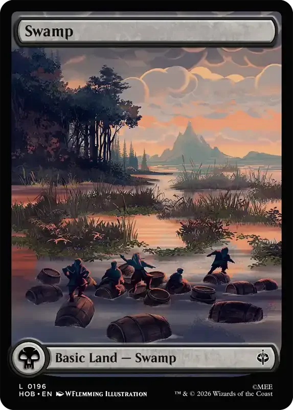 MTG Hobbit Set List - Swamp (V2)