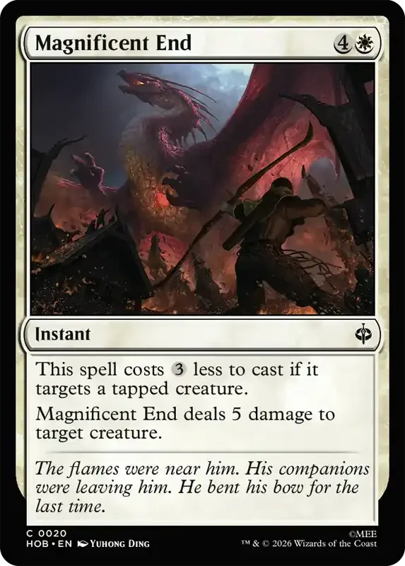 MTG Hobbit Set List - Magnificent End