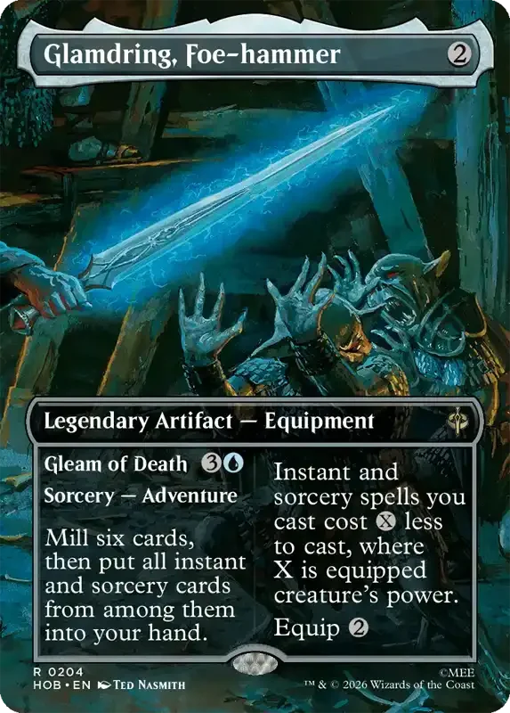 MTG Hobbit Set List - Glamdring, Foe-hammer (V2)