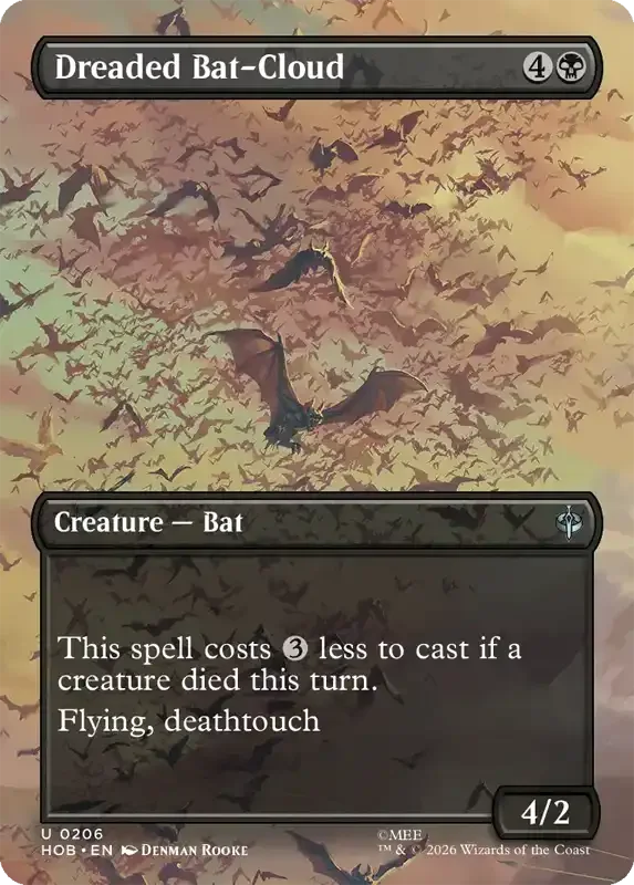 MTG Hobbit Set List - Dreaded Bat-Cloud (V2)