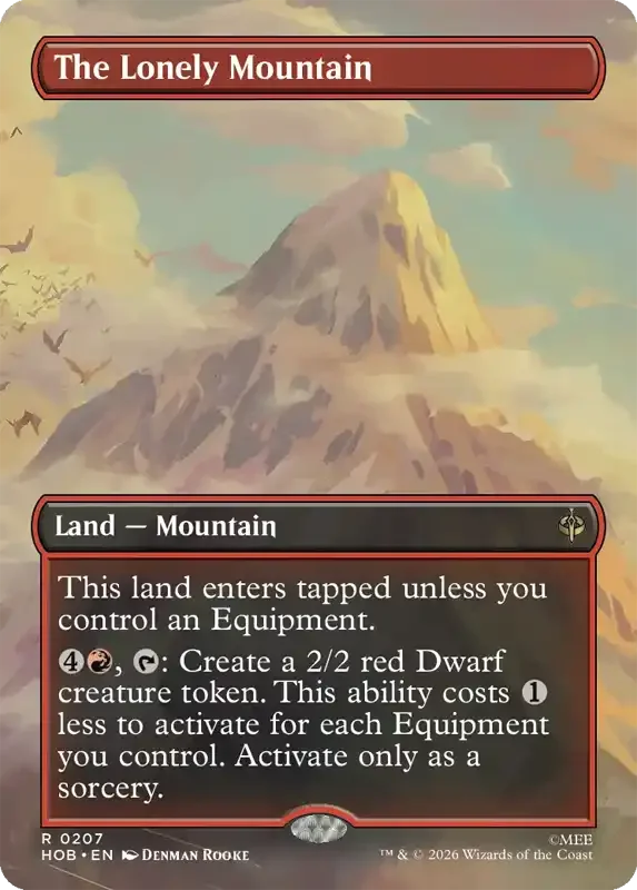 MTG Hobbit Set List - The Lonely Mountain (V2)