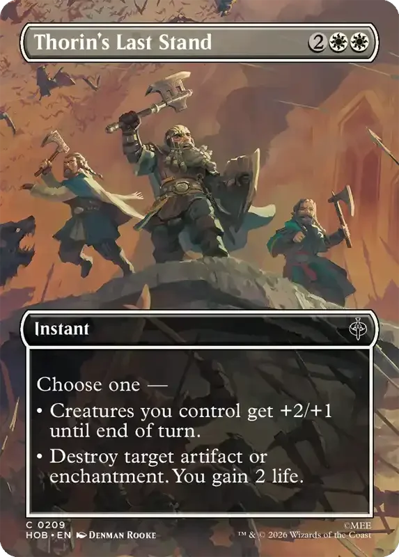 MTG Hobbit Set List - Thorin's Last Stand (V2)