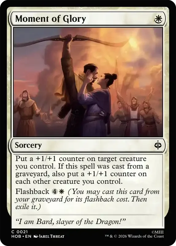 MTG Hobbit Set List - Moment of Glory