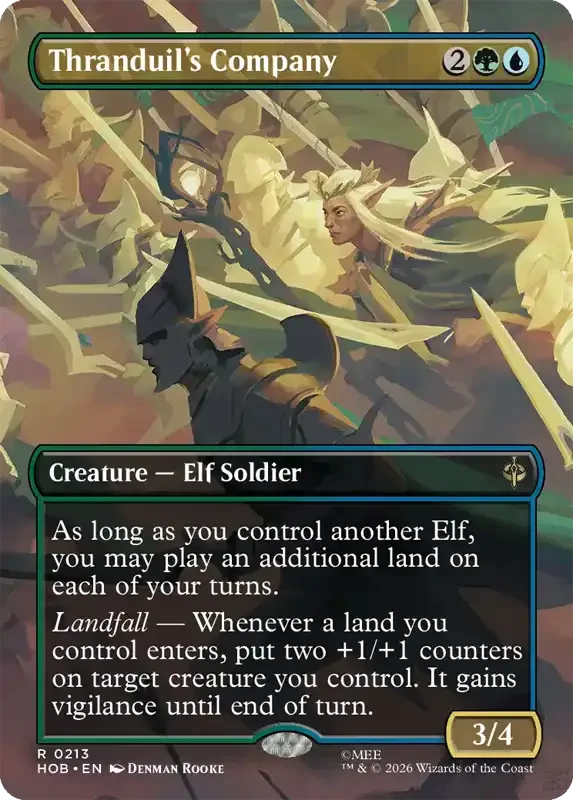 MTG Hobbit Set List - Thranduil's Company (V2)