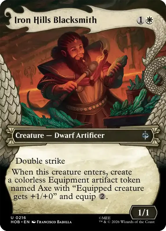 MTG Hobbit Set List - Iron Hills Blacksmith (V2)