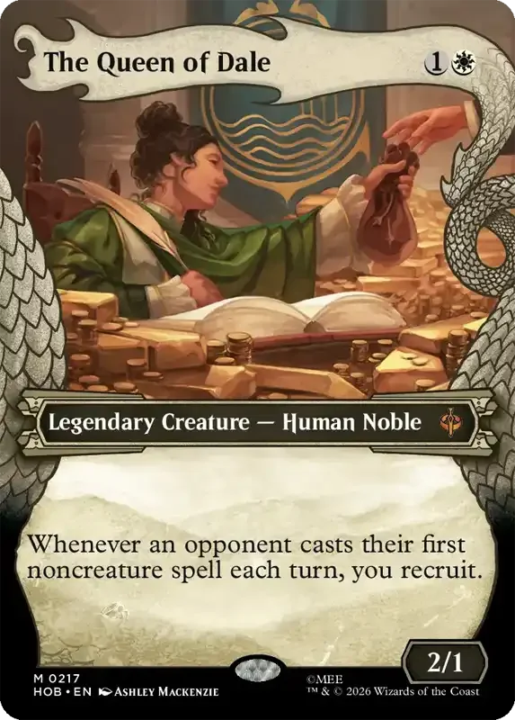 MTG Hobbit Set List - The Queen of Dale (V2)
