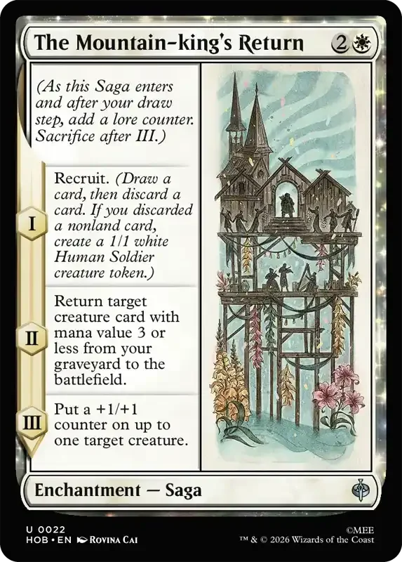 MTG Hobbit Set List - The Mountain-king's Return