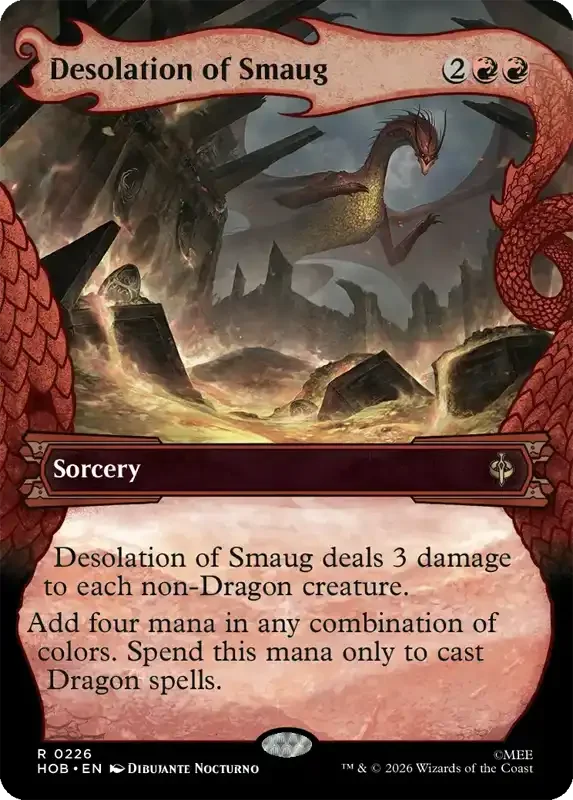 MTG Hobbit Set List - Desolation of Smaug (V2)