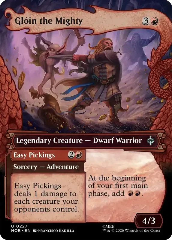 MTG Hobbit Set List - Glóin the Mighty (V2)