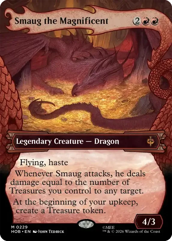 MTG Hobbit Set List - Smaug the Magnificent (V2)