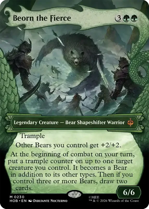 MTG Hobbit Set List - Beorn the Fierce (V2)