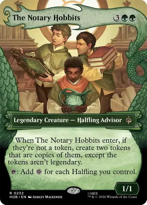 MTG Hobbit Set List - The Notary Hobbits (V2)