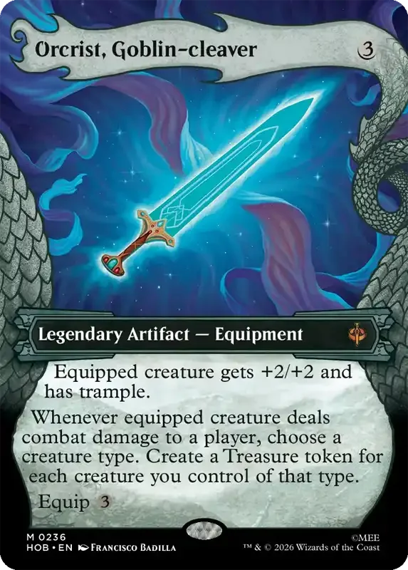 MTG Hobbit Set List - Orcrist, Goblin-cleaver (V2)