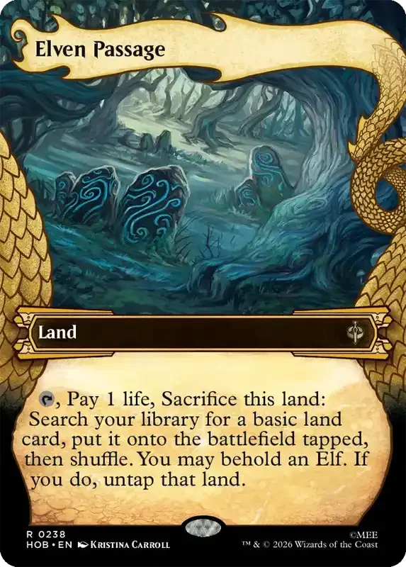 MTG Hobbit Set List - Elven Passage (V2)
