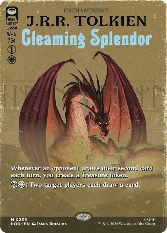 MTG Hobbit Set List - Gleaming Splendor (V2)