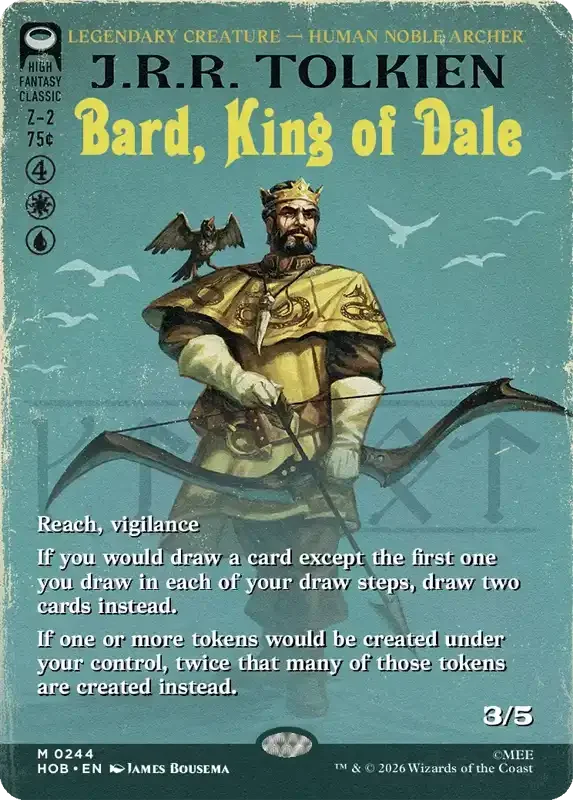 MTG Hobbit Set List - Bard, King of Dale (V2)