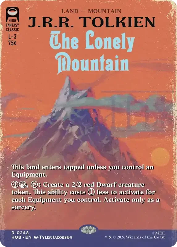 MTG Hobbit Set List - The Lonely Mountain (V3)