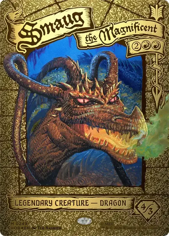 MTG Hobbit Set List - Smaug the Magnificent (V3)