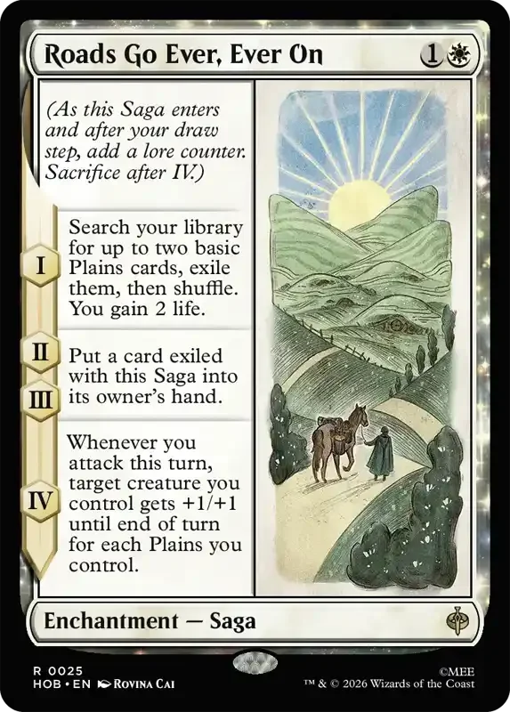 MTG Hobbit Set List - Roads Go Ever, Ever On