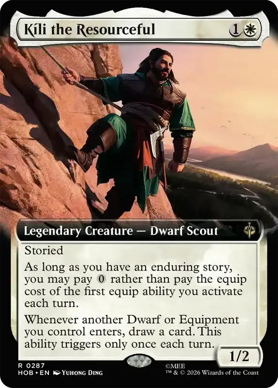 MTG Hobbit Set List - Kíli the Resourceful (V2)