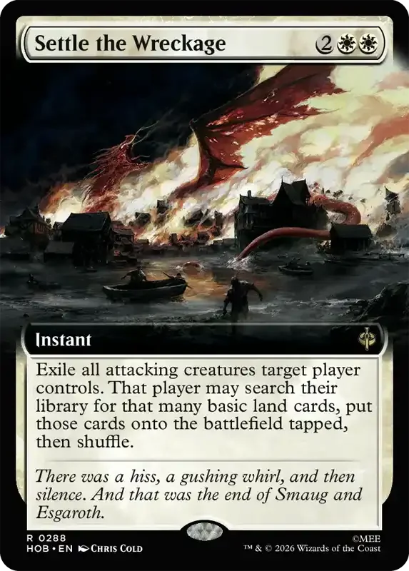 MTG Hobbit Set List - Settle the Wreckage (V2)