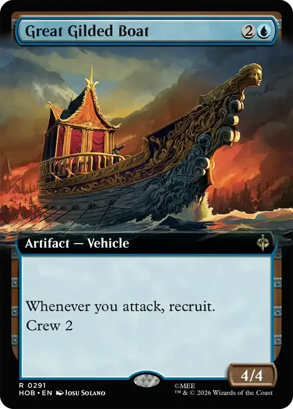 MTG Hobbit Set List - Great Gilded Boat (V2)