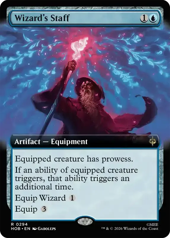 MTG Hobbit Set List - Wizard's Staff (V2)
