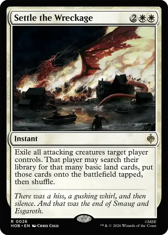 MTG Hobbit Set List - Settle the Wreckage