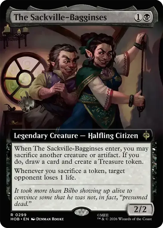 MTG Hobbit Set List - The Sackville-Bagginses (V2)