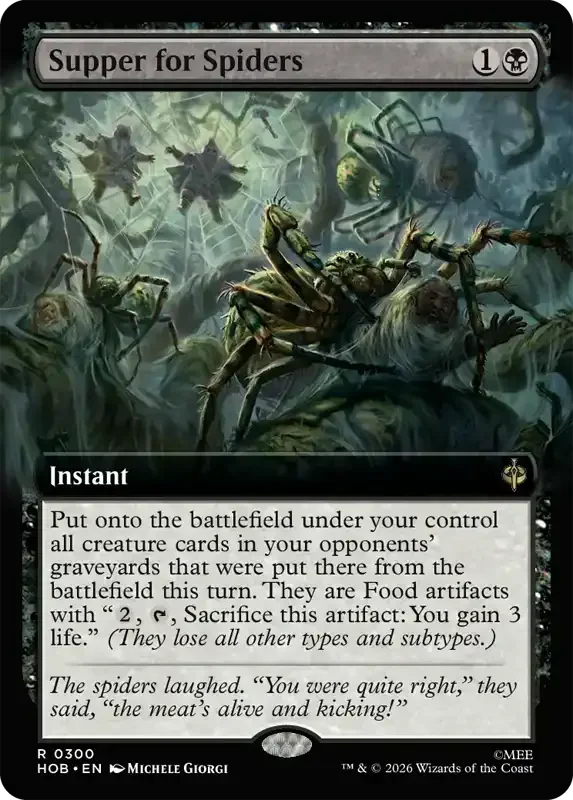 MTG Hobbit Set List - Supper for Spiders (V2)