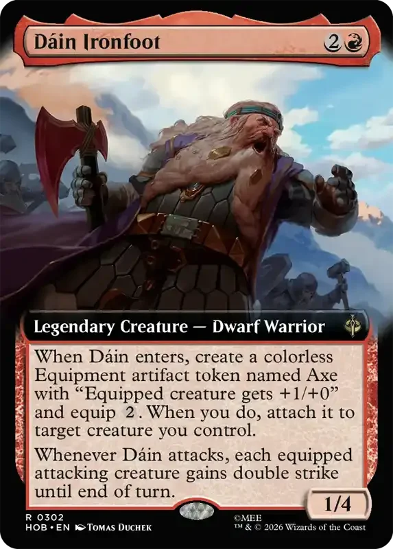 MTG Hobbit Set List - Dáin Ironfoot (V2)