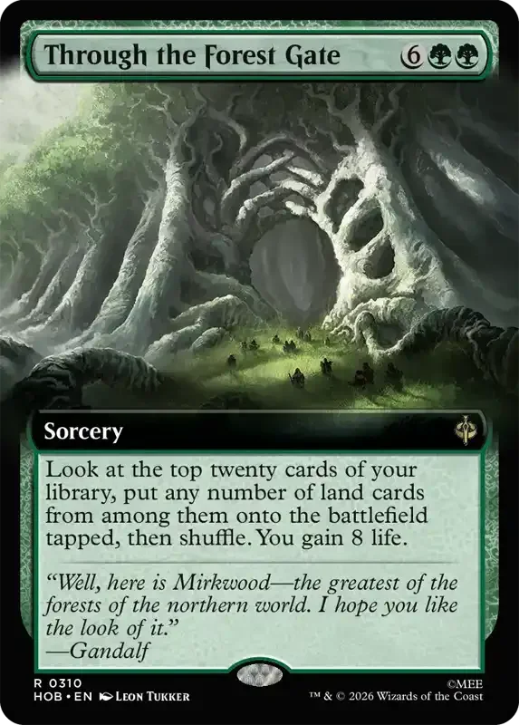 MTG Hobbit Set List - Through the Forest Gate (V2)