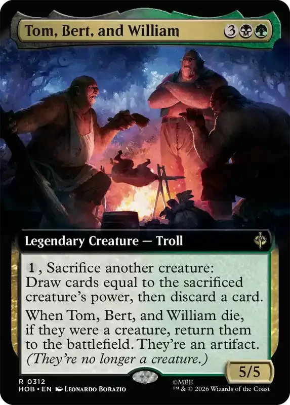 MTG Hobbit Set List - Tom, Bert, and William (V2)