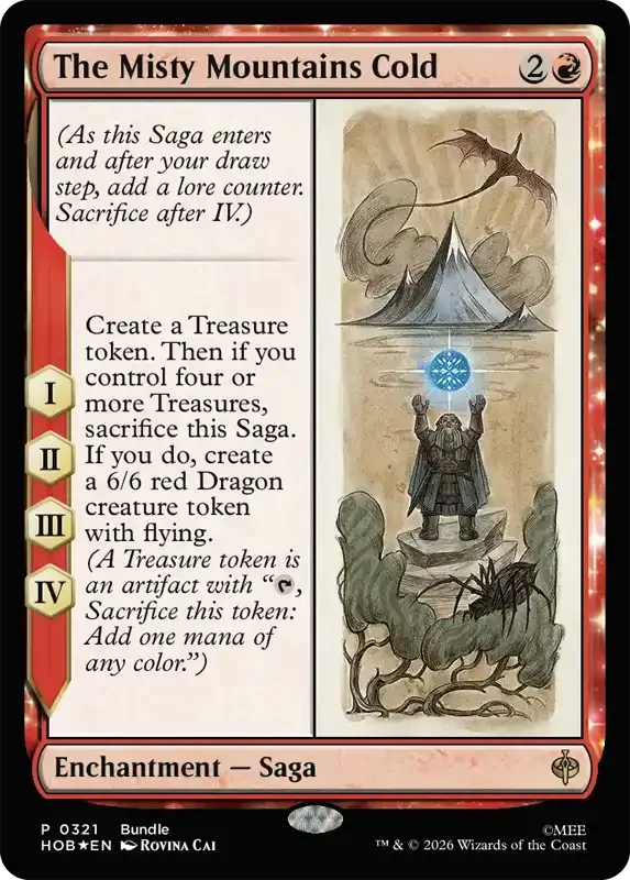MTG Hobbit Set List - The Misty Mountains Cold (V2)
