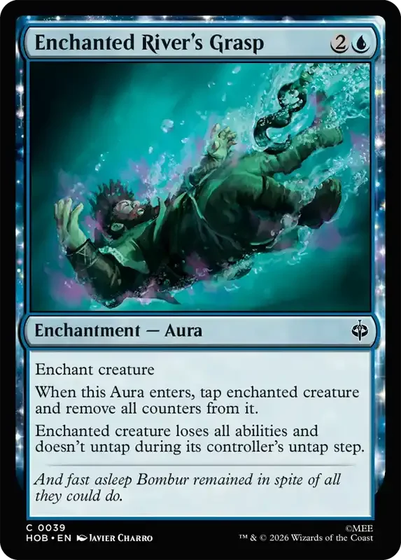 MTG Hobbit Set List - Enchanted River's Grasp
