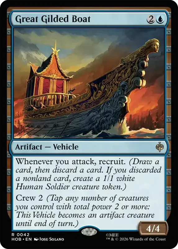 MTG Hobbit Set List - Great Gilded Boat