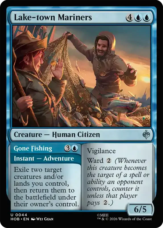 MTG Hobbit Set List - Lake-town Mariners
